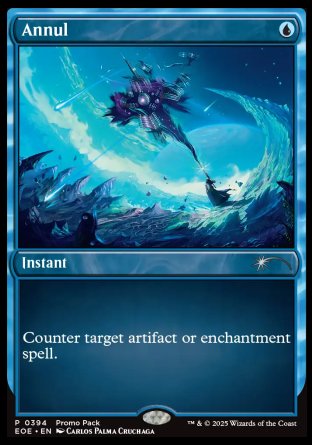 (394) Magic The Gathering Edge of Eternities: Promos Single: Annul  Uncommon