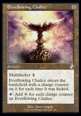 (394) Magic The Gathering Time Spiral Remastered: Extras Single: Everflowing Chalice  Time Shifted