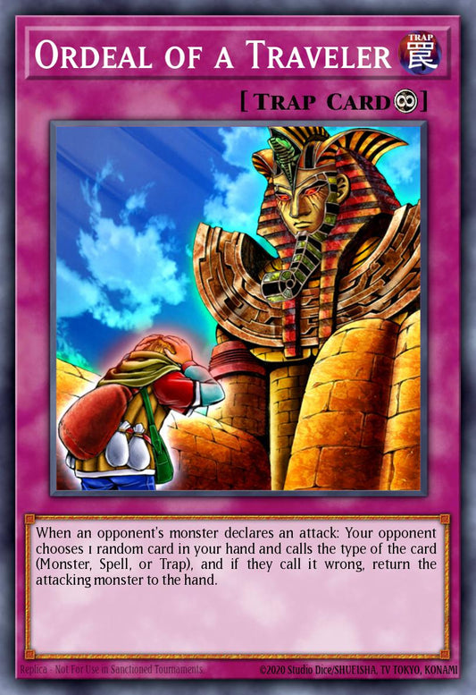(239) YuGiOh TCG DB2: Dark Beginning 2 Single: Ordeal of a Traveler  Common