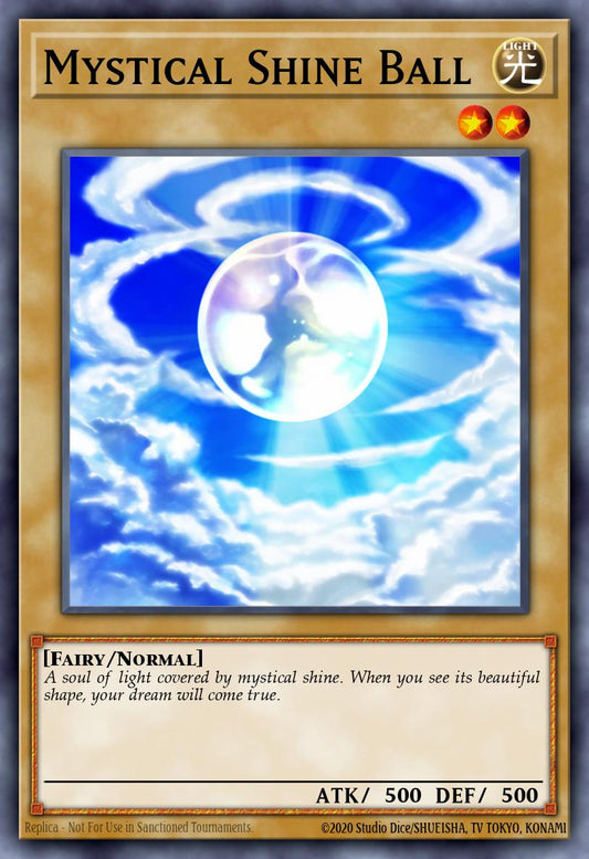 (229) YuGiOh TCG LCYW: Legendary Collection 3: Mega Pack Single: Mystical Shine Ball  Super Rare