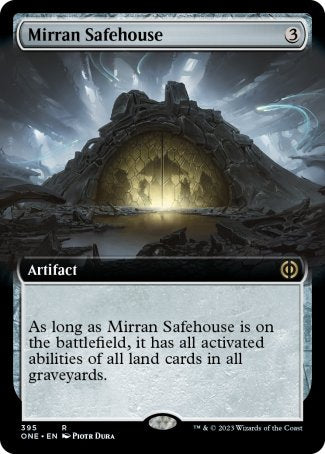 (395) Magic The Gathering Phyrexia: All Will Be One: Extras Single: Mirran Safehouse Holo Rare