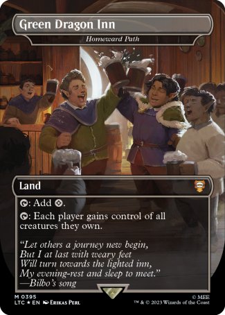 (395) Magic The Gathering Commander: The Lord of the Rings: Tales of Middle-earth: Extras Single: Homeward Path (V.2)  Mythic