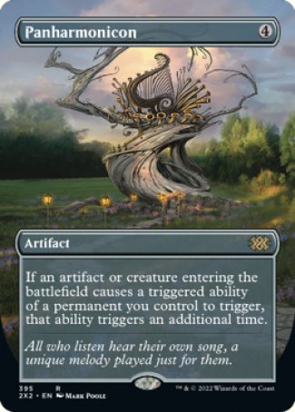 (395) Magic The Gathering Double Masters 2022: Extras Single: Panharmonicon (V.1)  Rare