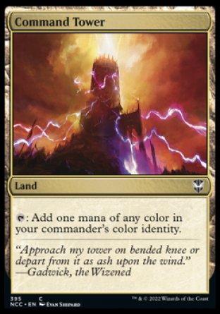 (395) Magic The Gathering Commander: Streets of New Capenna Single: Command Tower  Common