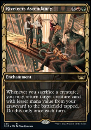 (395) Magic The Gathering Streets of New Capenna: Extras Single: Riveteers Ascendancy (V.2)  Rare