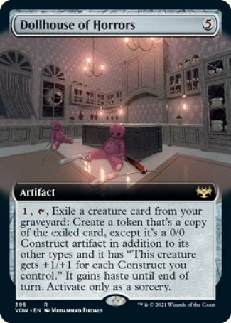 (395) Magic The Gathering Innistrad: Crimson Vow: Extras Single: Dollhouse of Horrors  Rare