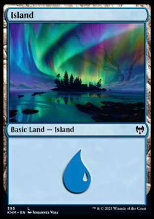(395) Magic The Gathering Kaldheim: Extras Single: Island  Land
