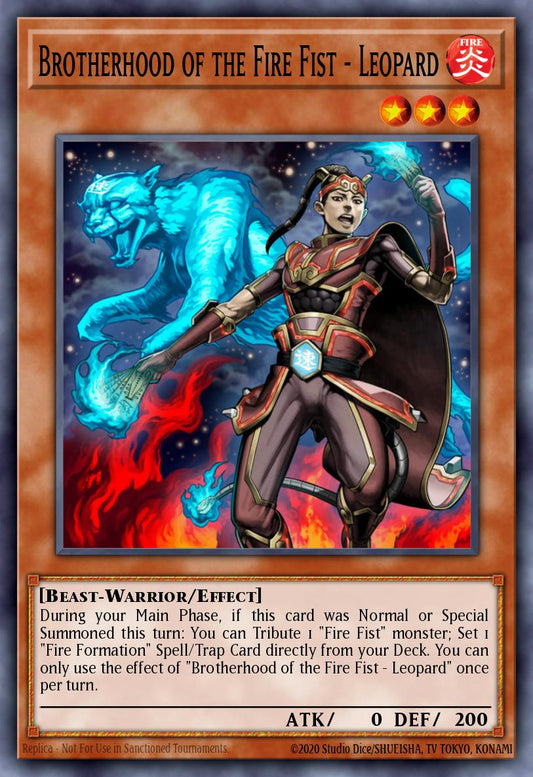 (013) YuGiOh TCG MP14: 2014 Mega-Tins Mega-Pack Single: Brotherhood of the Fire Fist - Leopard  Common