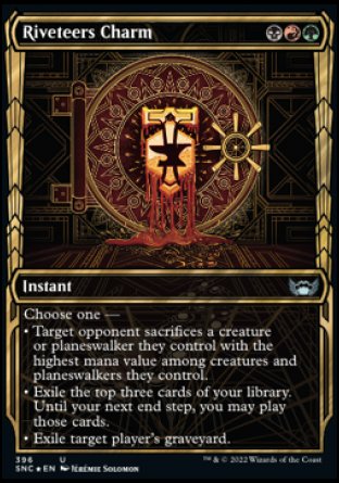 (396) Magic The Gathering Streets of New Capenna: Extras Single: Riveteers Charm (V.2) Holo Uncommon
