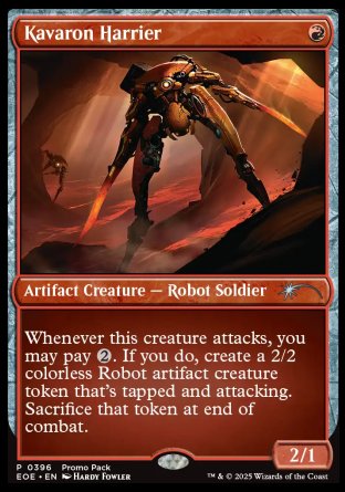 (396) Magic The Gathering Edge of Eternities: Promos Single: Kavaron Harrier Holo Uncommon