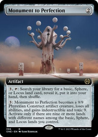 (396) Magic The Gathering Phyrexia: All Will Be One: Extras Single: Monument to Perfection  Rare