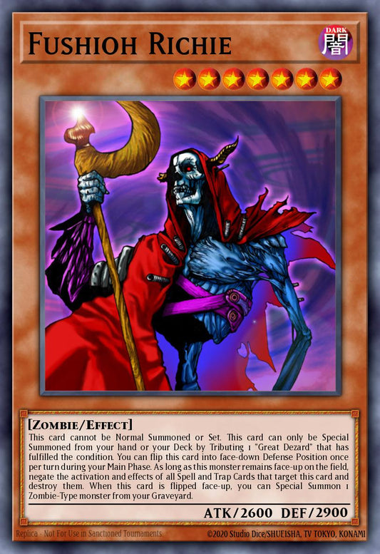 (229) YuGiOh TCG DB2: Dark Beginning 2 Single: Fushioh Richie  Ultra Rare