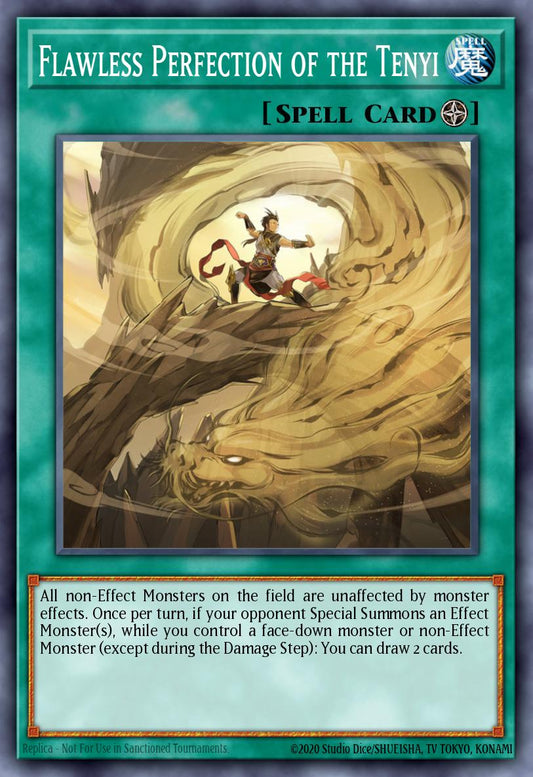 (130) YuGiOh TCG MP20: 2020 Tin of Lost Memories Mega Pack Single: Flawless Perfection of the Tenyi  Common