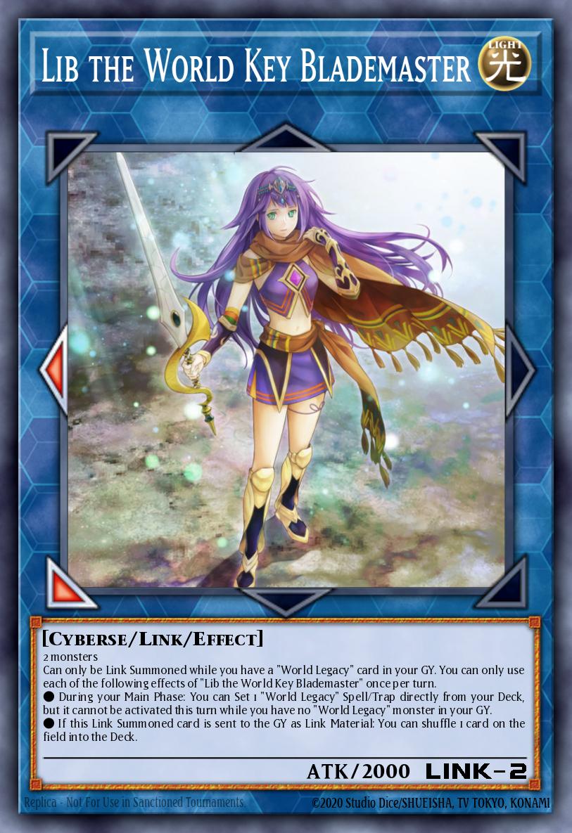 (159) YuGiOh TCG BLMM: Battles of Legend: Monster Mayhem Single: Lib the World Key Blademaster  Secret Rare