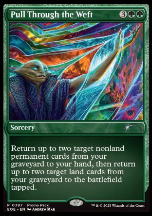 (397) Magic The Gathering Edge of Eternities: Promos Single: Pull Through the Weft Holo Uncommon