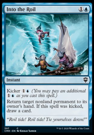 (397/361) Magic The Gathering Commander Legends: Extras Single: Into the Roil Holo Common
