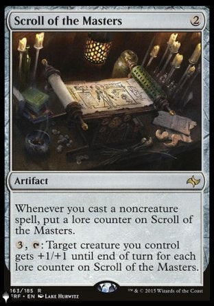 (163) Magic The Gathering The List Single: Scroll of the Masters  Rare
