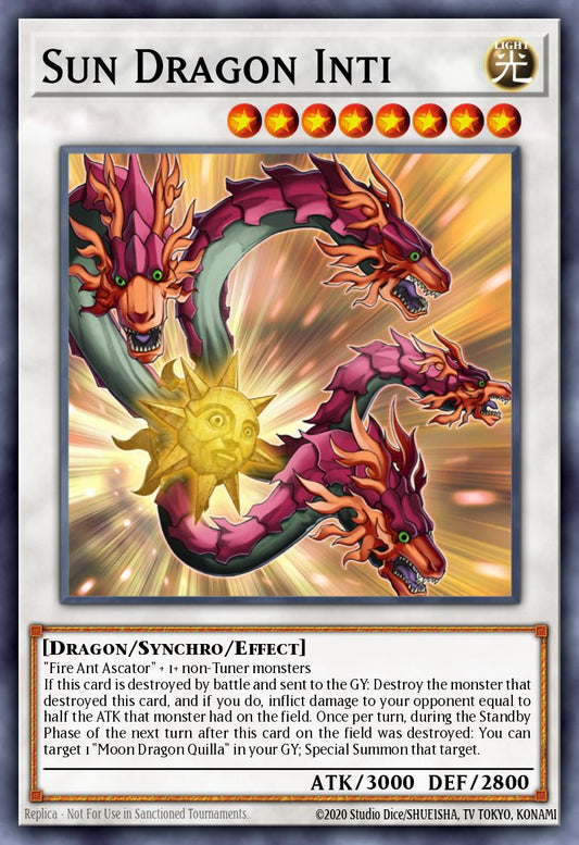 (042) YuGiOh TCG ABPF: Absolute Powerforce Single: Sun Dragon Inti (V.1 - Ultra Rare)  Ultra Rare