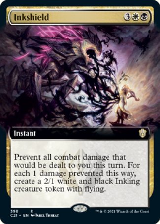 (398) Magic The Gathering Commander: Strixhaven: Extras Single: Inkshield  Rare