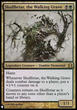 (227) Magic The Gathering The List Single: Skullbriar, the Walking Grave  Rare