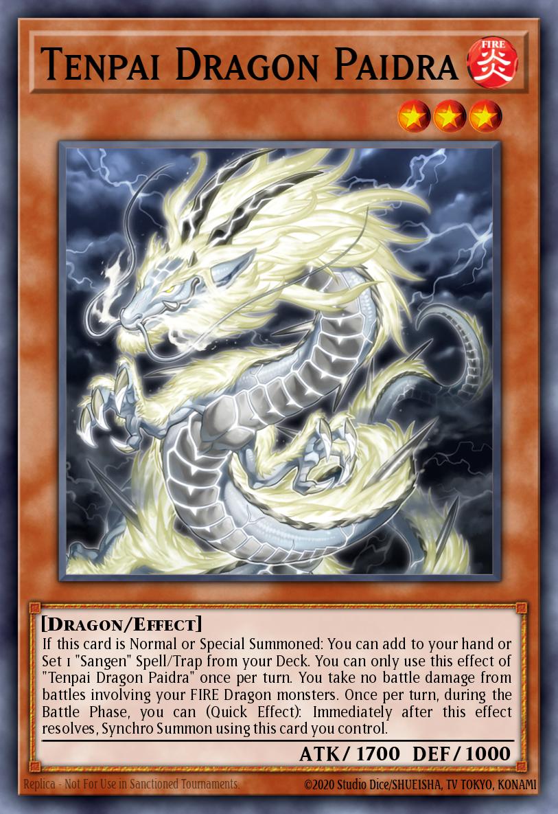 (016) YuGiOh TCG LEDE: Legacy of Destruction Single: Tenpai Dragon Paidra  Super Rare