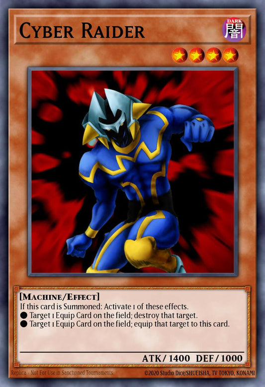 (EN011) YuGiOh TCG DCR: Dark Crisis Single: Cyber Raider (V.2 - Common)  Common