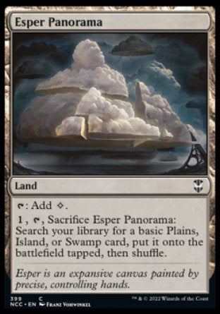 (399) Magic The Gathering Commander: Streets of New Capenna Single: Esper Panorama  Common