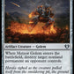 (399) Magic The Gathering Commander Masters Single: Meteor Golem  Uncommon