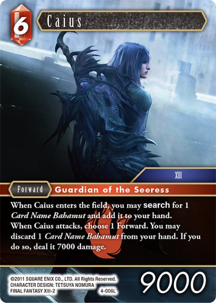 (006) Final Fantasy TCG Opus IV Single: Caius (4-006) Holo Legend