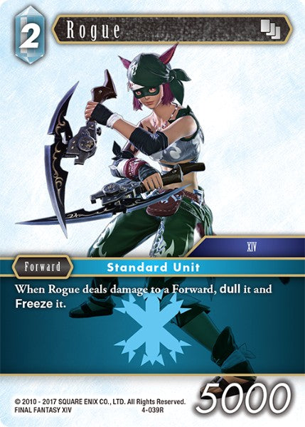 (039) Final Fantasy TCG Opus IV Single: Rogue (4-039) Holo Rare