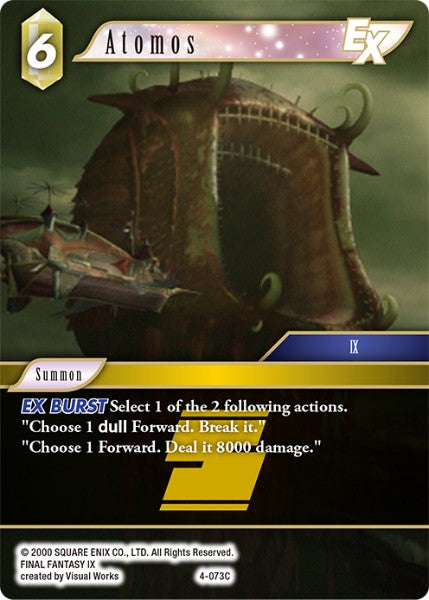 (073) Final Fantasy TCG Opus IV Single: Atomos (4-073) Holo Common