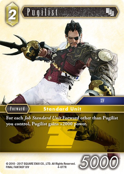 (077) Final Fantasy TCG Opus IV Single: Pugilist (4-077)  Rare