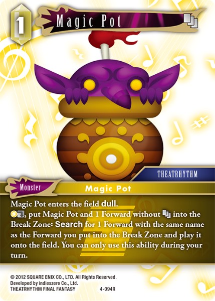 (094) Final Fantasy TCG Opus IV Single: Magic Pot (4-094)  Rare
