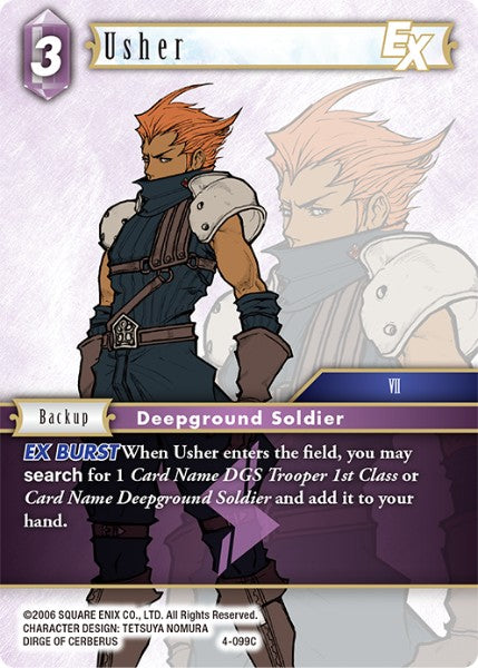 (099) Final Fantasy TCG Opus IV Single: Usher (4-099)  Common