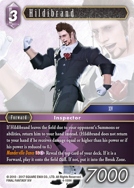 (109) Final Fantasy TCG Opus IV Single: Hildibrand (4-109)  Hero