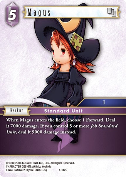 (112) Final Fantasy TCG Opus IV Single: Magus (4-112)  Common