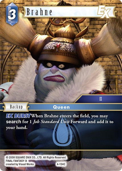 (134) Final Fantasy TCG Opus IV Single: Brahne (4-134) Holo Common