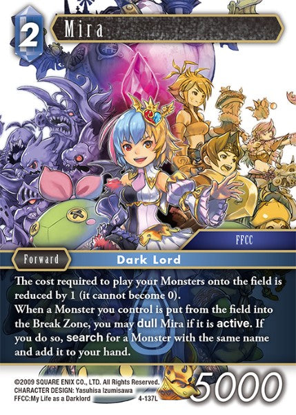 (137) Final Fantasy TCG Opus IV Single: Mira (4-137) Holo Legend