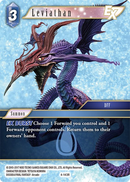 (143) Final Fantasy TCG Opus IV Single: Leviathan (4-143)  Rare