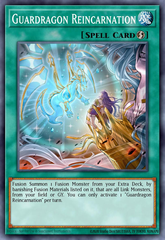 (077) YuGiOh TCG MP20: 2020 Tin of Lost Memories Mega Pack Single: Guardragon Reincarnation  Common