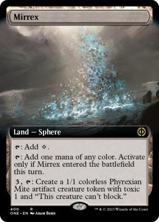 (400) Magic The Gathering Phyrexia: All Will Be One: Extras Single: Mirrex Holo Rare