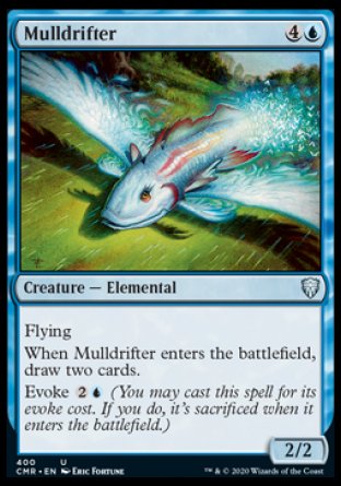 (400/361) Magic The Gathering Commander Legends: Extras Single: Mulldrifter (V.1)  Uncommon