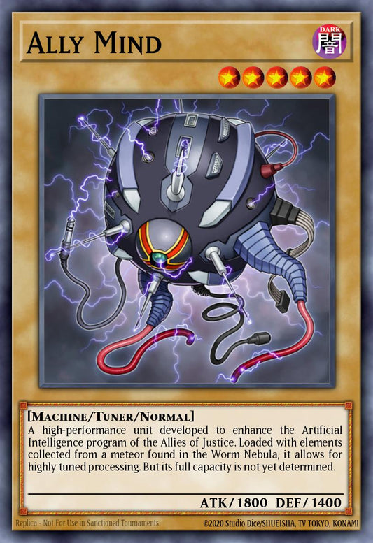 (077) YuGiOh TCG HAC1: Hidden Arsenal: Chapter 1 Single: Ally Mind (V.2 - Parallel Rare)  Parallel Rare