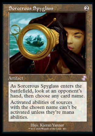 (401) Magic The Gathering Time Spiral Remastered: Extras Single: Sorcerous Spyglass  Time Shifted