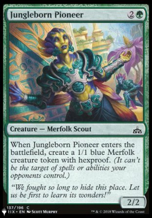 (137) Magic The Gathering The List Single: Jungleborn Pioneer  Common