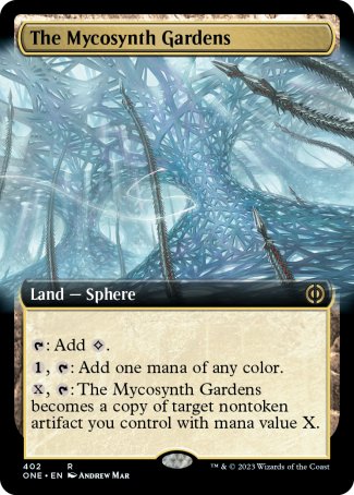 (402) Magic The Gathering Phyrexia: All Will Be One: Extras Single: The Mycosynth Gardens Holo Rare