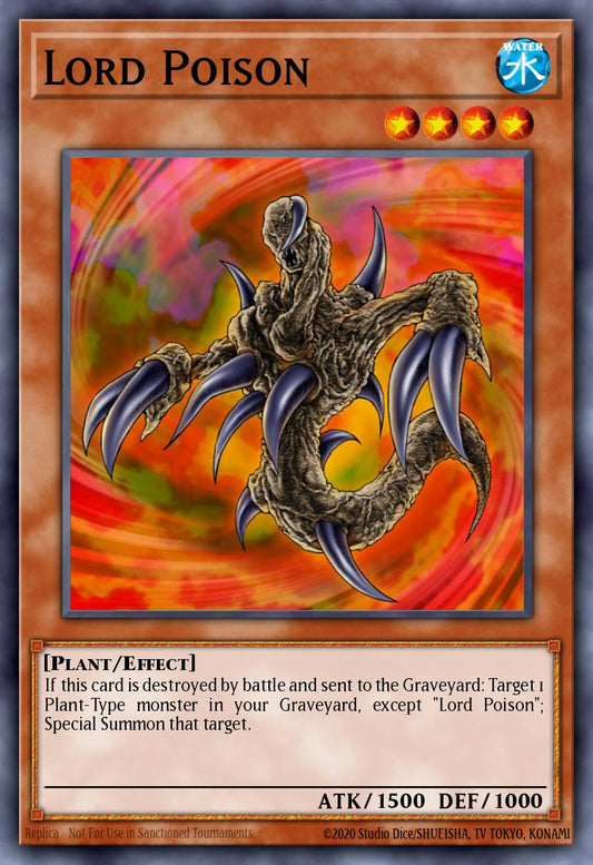 (120) YuGiOh TCG LCJW: Legendary Collection 4: Mega Pack Single: Lord Poison  Common