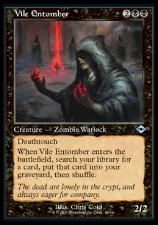 (403) Magic The Gathering Modern Horizons 2: Extras Single: Vile Entomber (V.2)  Uncommon
