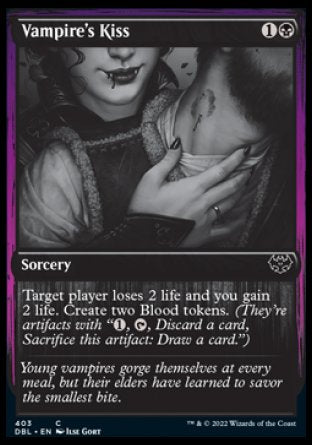 (403) Magic The Gathering Innistrad: Double Feature Single: Vampire's Kiss  Common