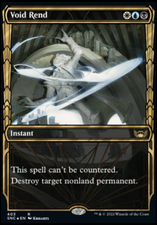 (403) Magic The Gathering Streets of New Capenna: Extras Single: Void Rend (V.2) Holo Rare